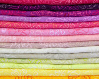 Popeline-Patchworkstoff NATURE ELEMENTS, Tropfen-Blätter, hellblau, Art Gallery