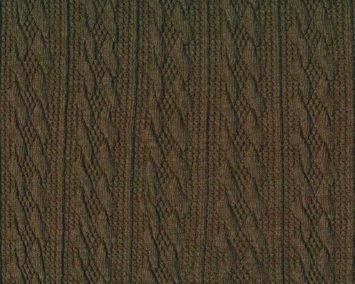 Strickstoff CARMEN, Zopfstrickmuster, olivgrün