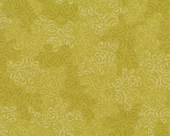 Popeline-Patchworkstoff NATURE ELEMENTS, Tropfen-Blätter, limette, Art Gallery