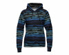 Sweatstoff WAVY STRIPES, Wellenstreifen mit Farbverlauf, pink, Lycklig Design