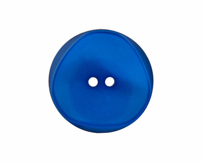 Kunststoffknopf FLORENCE, glänzend, Union Knopf 23 mm blau