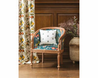 Dekoleinenstoff mit Viskose POMARIUM, Obstgarten, natur hell, Clarke & Clarke