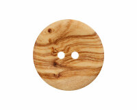 Holzknopf mit Wölbung, Union Knopf 25 mm
