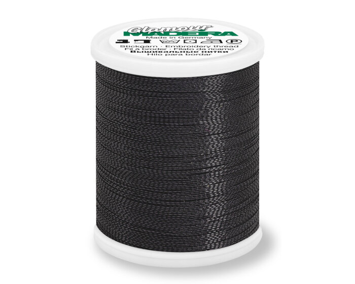 Metallisiertes Maschinenstickgarn GLAMOUR 20, Madeira graphite