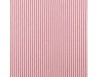 Dekostoff TICKING STRIPES, Fischgrat-Streifen, rot, Clarke & Clarke
