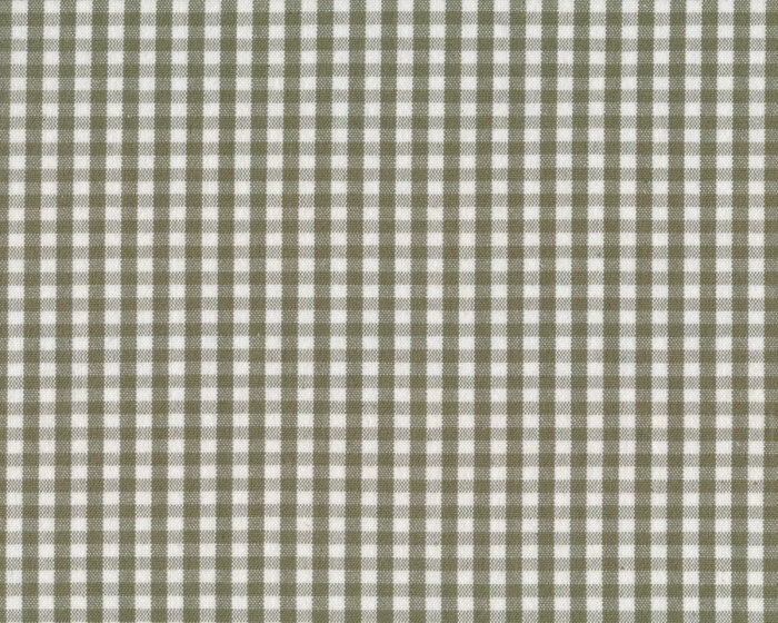 Dekostoff, Canvas EDGEWORTH, Vichykaro, olive, Clarke & Clarke