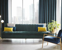 Deko-Polsterstoff AMALFI, ocker, Clarke & Clarke