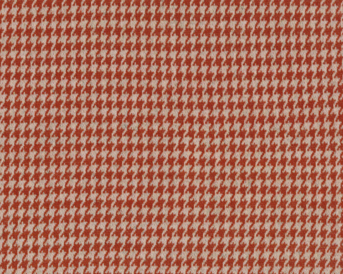 Jacquard-Strickjersey ELVIS, Pepita, terracotta, Hilco