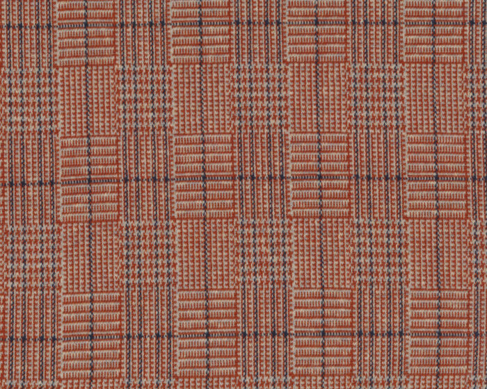 Jacquard-Strickjersey FARIN, Glencheck, terracotta, Hilco