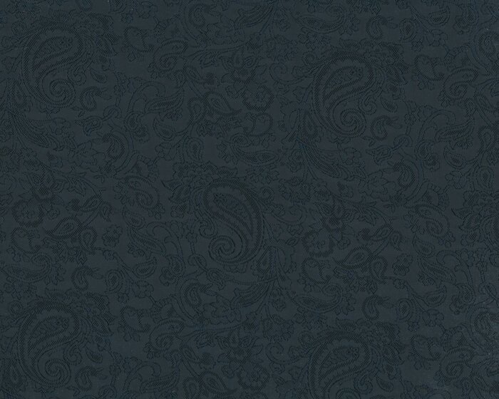 Jacquard-Futterstoff aus Viskose, Paisleys, anthrazit