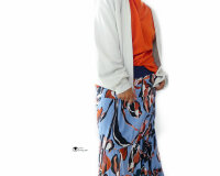 Sommersweatstoff CORDA, hellgrau meliert, Hilco