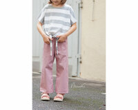 Viskosejersey BLUN STRIPE, Blockstreifen, grau meliert-weiß, Hilco