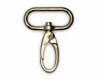 Breiter Karabinerhaken aus Metall, gold, Prym 25 mm