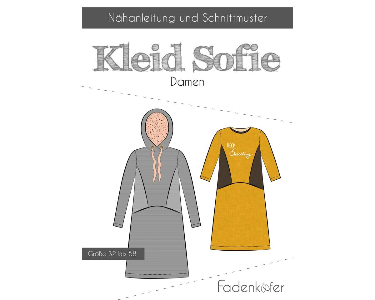 Damen-Schnittmuster Kleid SOFIE, fadenkäfer, 14,50 € | Sweatshirts