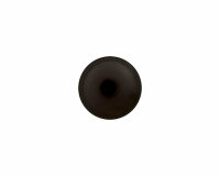 Kunststoffknopf mit Steg in Glasoptik, Union Knopf schwarz