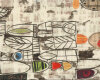 Patchworkstoff ART HISTORY, Collage, naturweiß, Marcia Derse