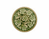 Metallknopf FLORA VITALIS, 23 mm,  Union Knopf grün