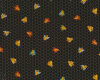 Patchworkstoff POPPY DAYS, Honigwaben und Bienen, dunkelbraun, Studio e Fabrics