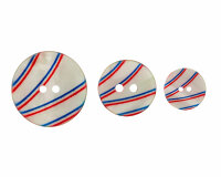 Kunststoffknopf in Perlmut-Optik, Union Knopf 23 mm