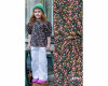 Baumwollstoff Popeline BLOEM, Blumen, schwarz Fibre Mood
