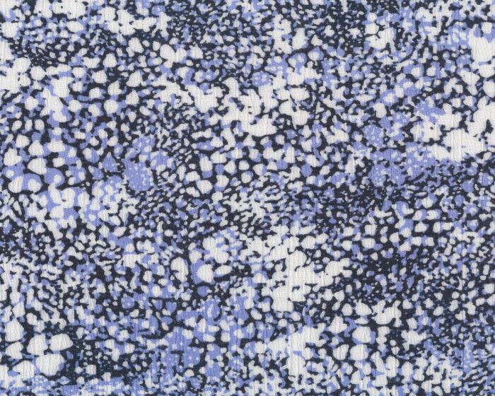 Viskosekreppstoff mit Tupfenmuster, taubenblau