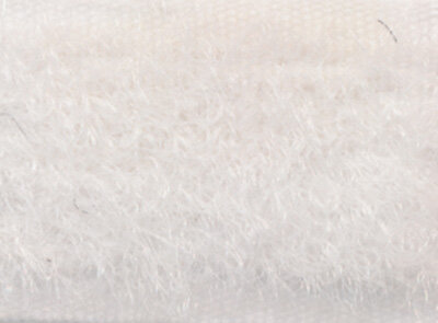 Selbstklebendes Klettband HOT-MELT, 20 mm, weiß und schwarz Flausch weiß