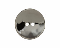 Geschwungener Metallknopf VINYL, Union Knopf 25 mm