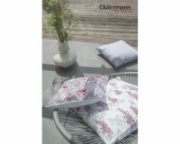 Baumwollstoff MOST BEAUTIFUL, Rotklee, hellblau, ring a roses