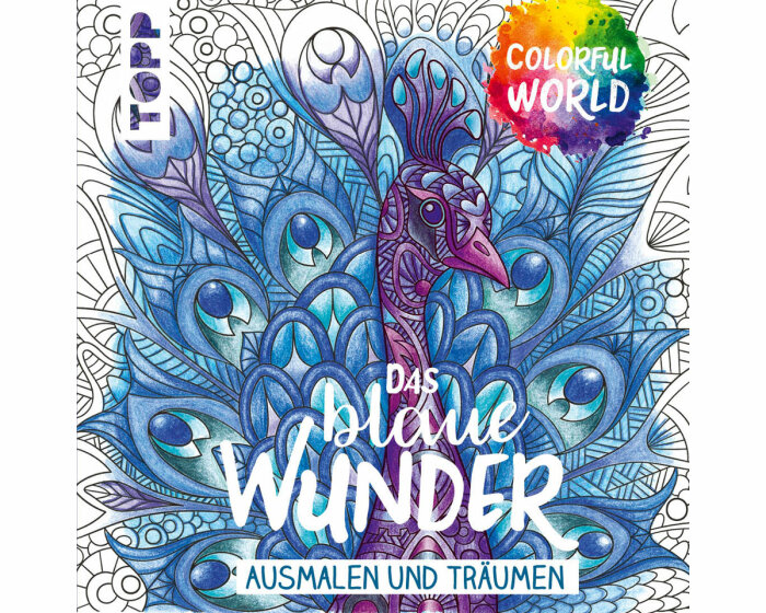 Ausmalbuch: Colorful World - Das blaue Wunder, Topp
