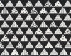 Patchworkstoff BLACK AND WHITE with a touch of bright, Dreiecke, schwarz-weiß, Studio E