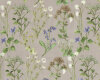 Patchworkstoff MIDSUMMER, Wiesenblumen, hellgrau, Windham Fabrics