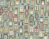 Patchworkstoff STEP OVER MY DOORSTEP, Fenster, mintgrün