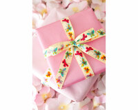 Satinband OSTEREIER, bedruckt, Berisfords