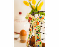 Taftband FROHE OSTERN, bedruckt, Berisfords