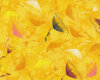 Patchworkstoff FLOWERS IN THE WIND, Pusteblumen-Schirmchen, maisgelb