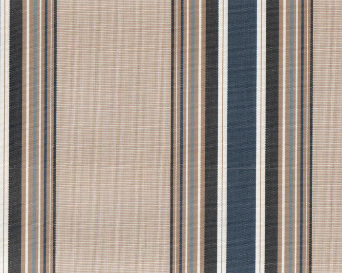 Outdoor-Polsterstoff aus dralon® SUNNY, teflonbeschichtet, Streifen, natur