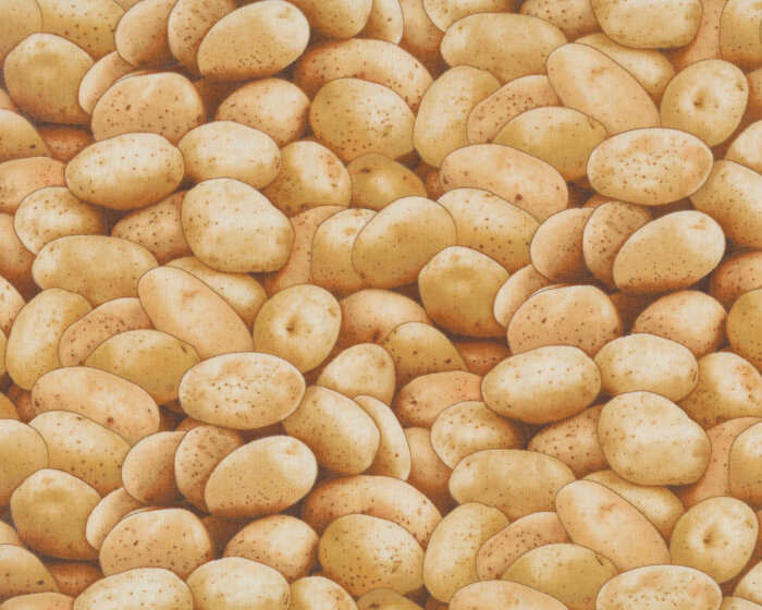 Patchworkstoff FOOD FESTIVAL, Kartoffeln, Elizabeths Studio