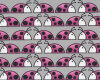 Baumwolljersey KÄFER, Käfer in Reihe, fuchsia, Hilco