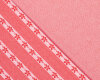 Jacquard-Strickstoff FLOWERS, Blumen-Streifen, hellrot, Fibre Mood