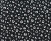 Patchworkstoff PAW PRINT, Pfoten, schwarz, Elizabeths Studio