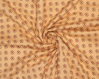 Baumwollstoff Popeline mit Stretch, Rauten, dunkelrot, Fibre Mood