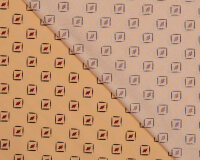 Baumwollstoff Popeline mit Stretch, Rauten, dunkelrot, Fibre Mood