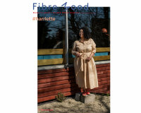 Baumwollstoff Popeline mit Stretch, Rauten, dunkelrot, Fibre Mood