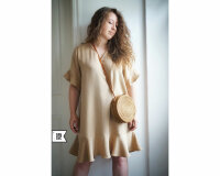 Viskosestoff, TENCEL™ KLIO, beige, Hilco