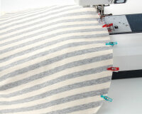 Stoffklammern Mini Wonder Clips, rot-türkis, Clover