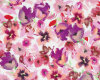 Baumwoll-Popeline mit Stretch ALVA, Blumen, rosa, Hilco