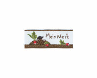 Web-Etikett MEIN WERK, Maulwurf, Acufactum