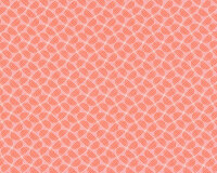 Baumwolljersey ASIANA COMBO, Halbkreise, lachsrot, Hilco