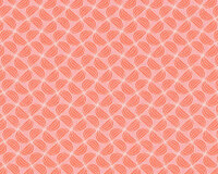 Baumwolljersey ASIANA COMBO, Halbkreise, lachsrot, Hilco