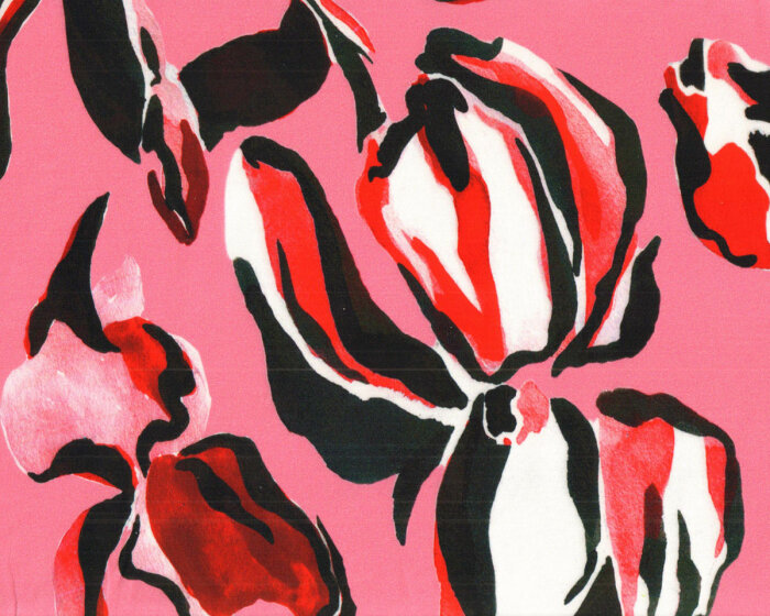 Viskosejersey MARGOT, abstrakte Blumen, Hilco